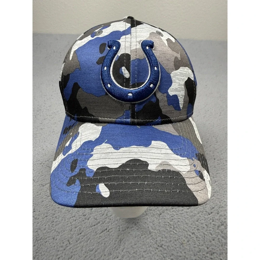 Indianapolis Colts Hat Cap Fitted Mens Large Camo NFL Football 39THIRTY New Era